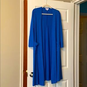 LulaRoe Sarah Cardigan with pockets.